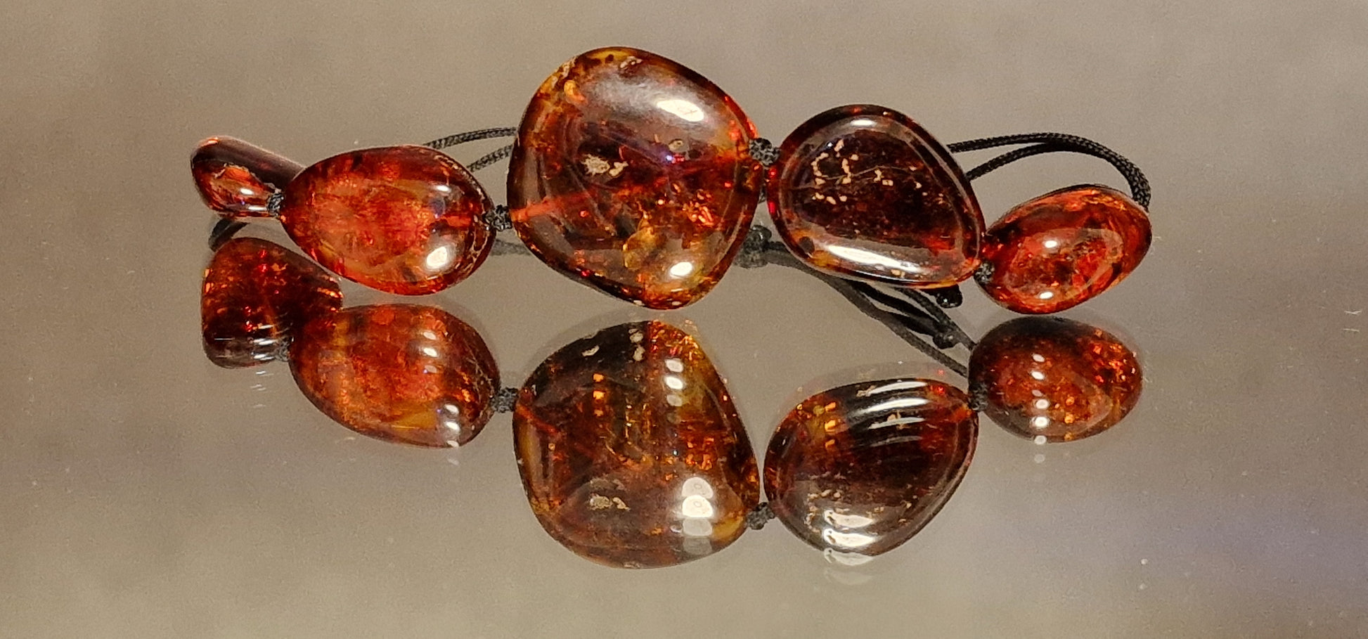 Cherry Brown Amber Bracelet