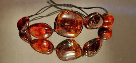 Cherry Brown Amber Bracelet