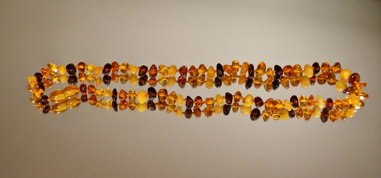 Multicolored Beads Amber Base