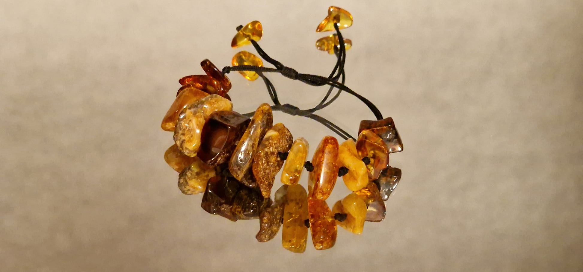 Multicolor Stone Amber Bracelet