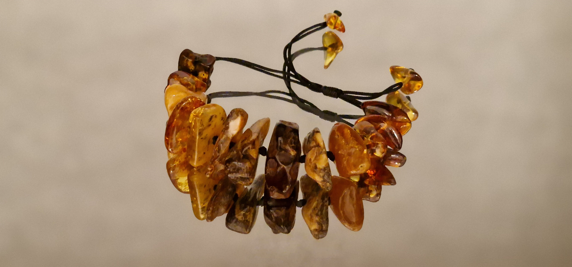 Multicolor Stone Amber Bracelet