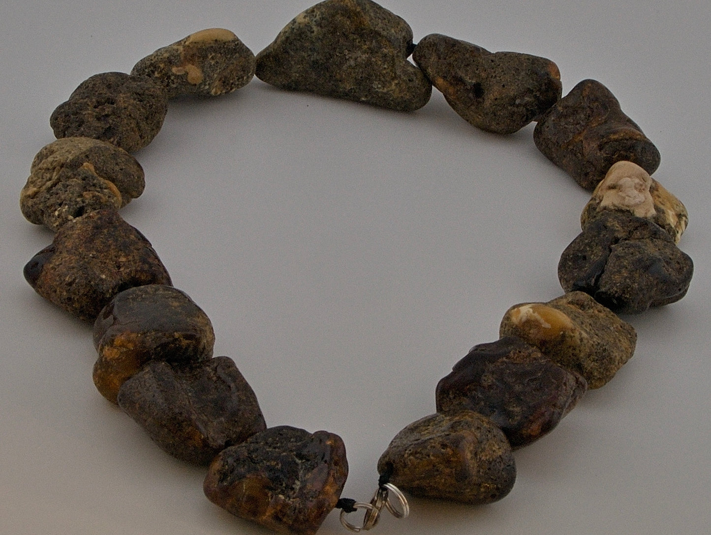 Gladiator  Collection Raw Rack Amber Necklace